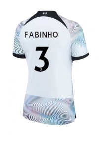 Liverpool Fabinho #3 Fotballdrakt Borte Klær Dame 2022-23 Korte ermer